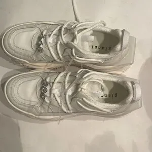 Gianni Bini, Venus Chunky Lace-Up Rhinestone Charm Retro Sneakers